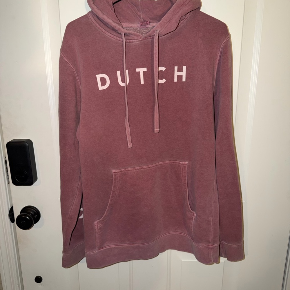 Dutch Bros Mauve Hoodie Sweater